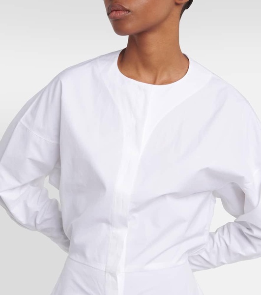 Cotton poplin minidress