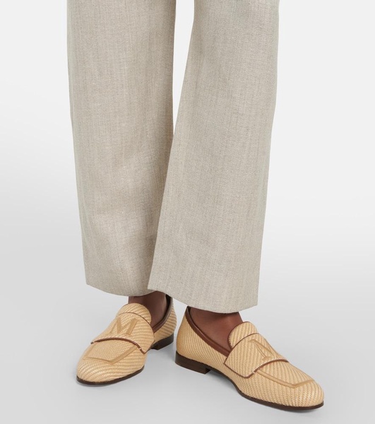 Liza logo loafers