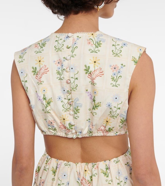 Sucré Pradera cotton poplin minidress