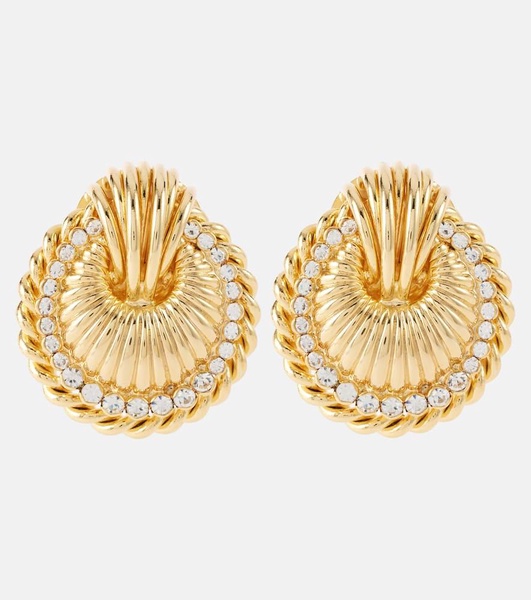 Shell embellished earrings