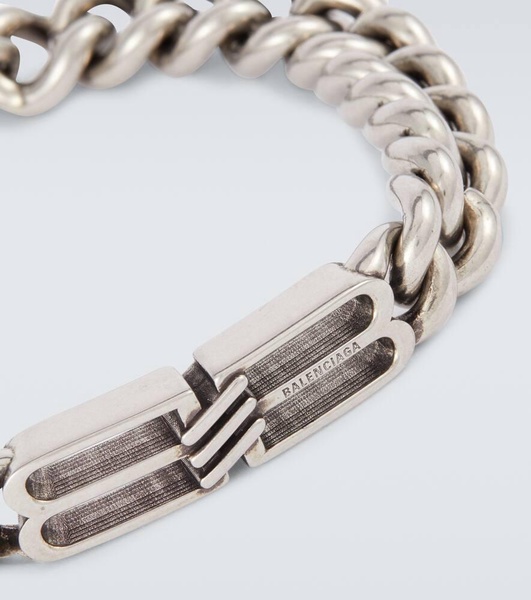 Bb Icon Gourmette Bracelet in Antique Silver