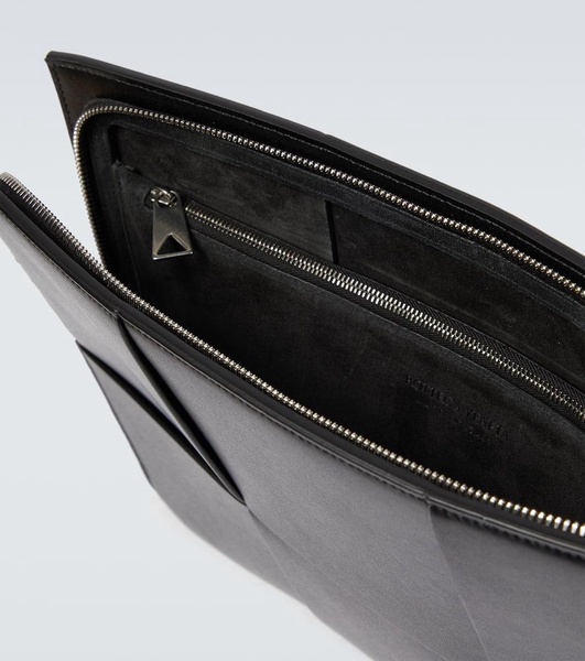 Arco Intreccio leather portfolio bag