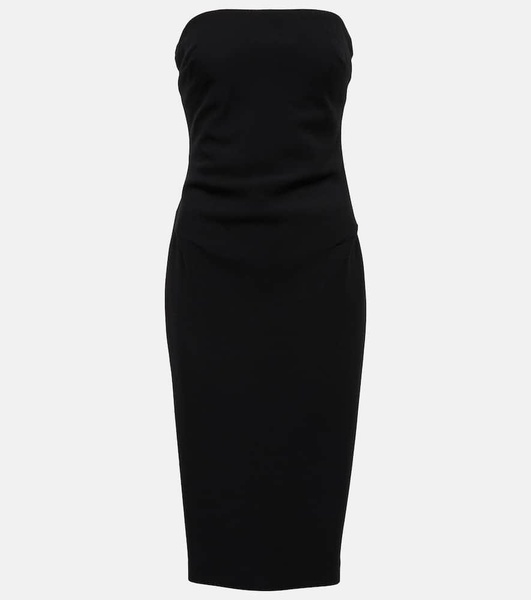 Bernard wool-blend crêpe midi dress