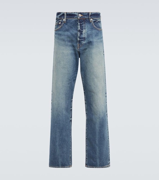 Asagao high-rise straight jeans