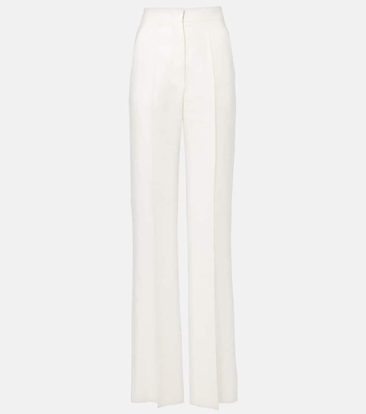 Aversa high-rise linen wide-leg pants