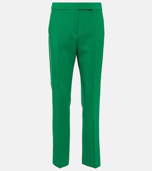 Fuoco cropped wool-blend pants
