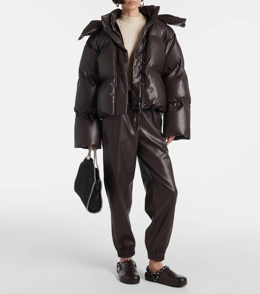 Altermat faux leather puffer jacket
