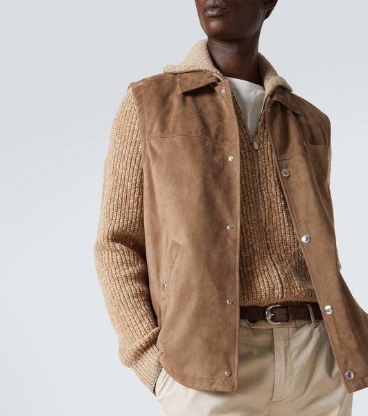 Suede vest