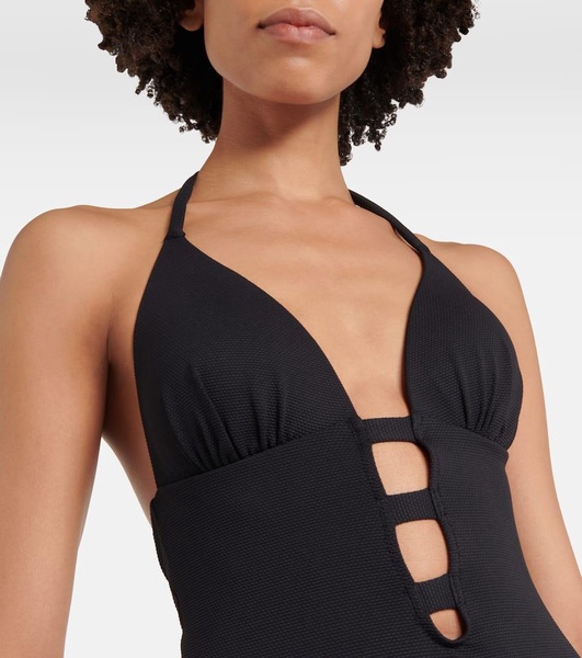 Cindy cutout halterneck swimsuit