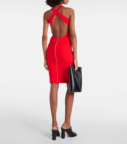Open-back midi dress