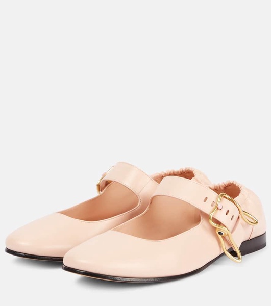 Astaire leather Mary Jane flats