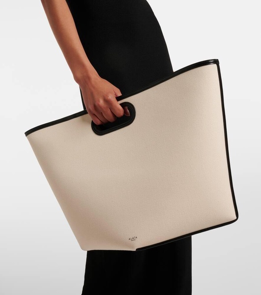 Folded Large canvas tote bag