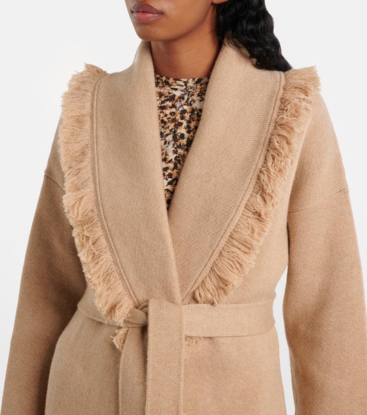 Cashmere and cotton cardigan