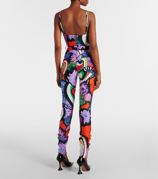 Embellished printed top