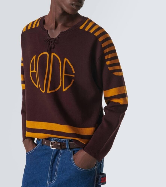 Rink cotton jacquard sweater