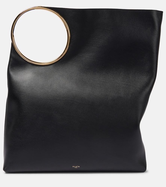 Ring XL leather tote bag
