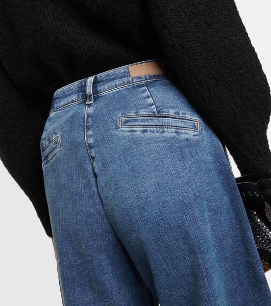 Stella high-rise wide-leg jeans