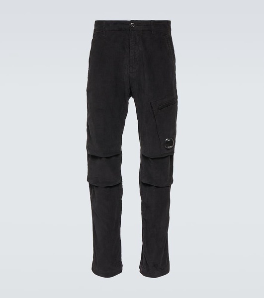 Corduroy straight pants