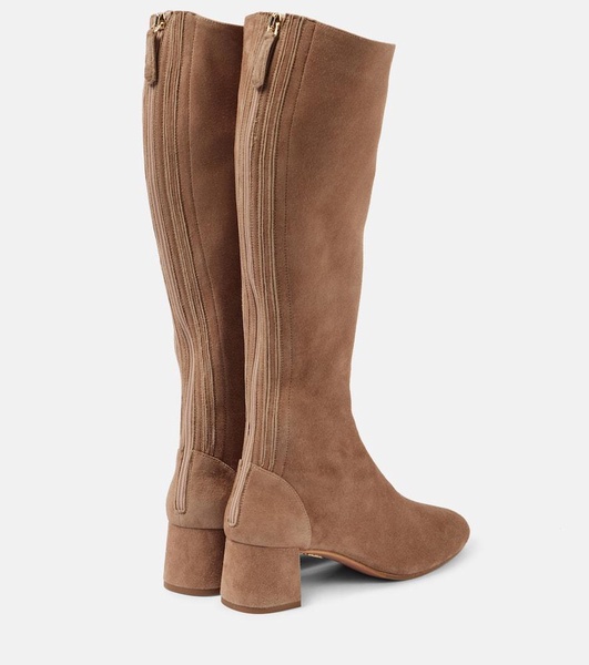 Saint Honore 50 suede knee-high boots