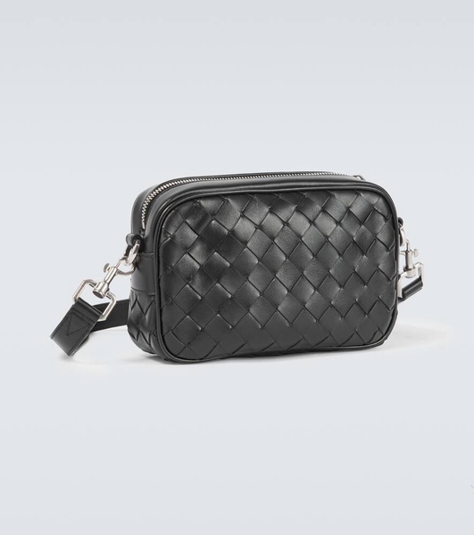 Mini Intrecciato leather camera bag