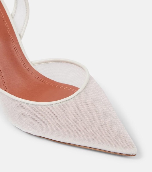Holli mesh slingback pumps