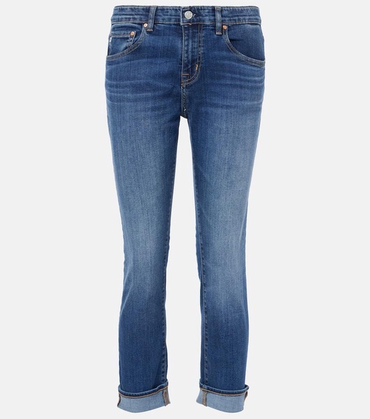 Ex Boyfriend cropped skinny jeans