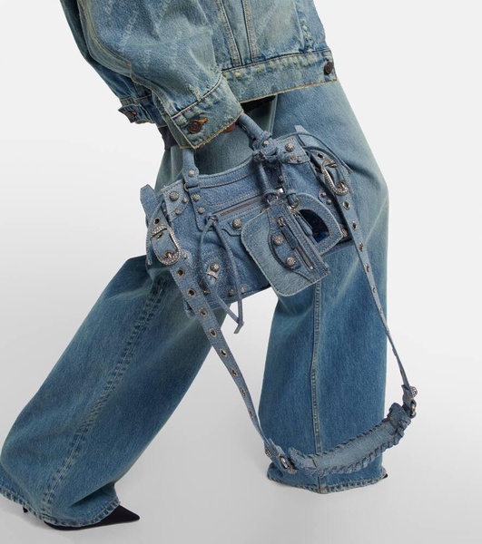 Neo Cagole XS denim shoulder bag