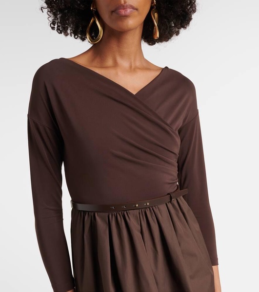 Kaiser belted maxi dress