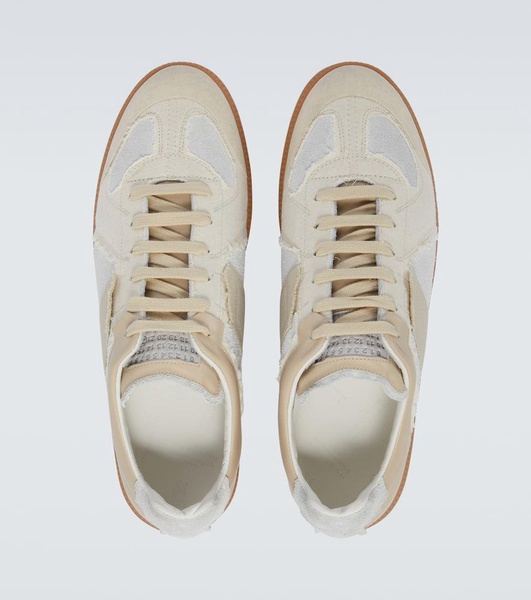 Replica Inside Out suede sneakers