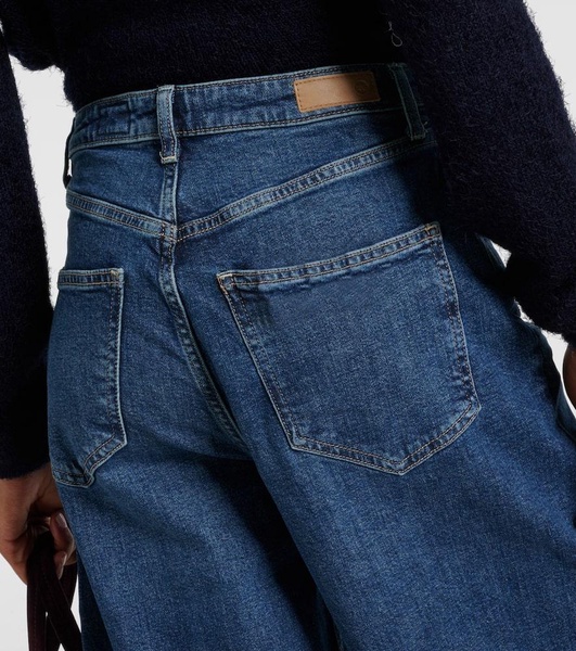 High-rise wide-leg jeans