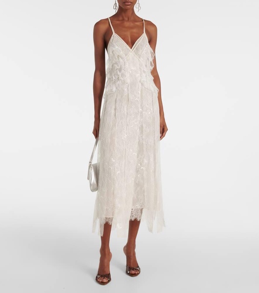 Lace slip dress