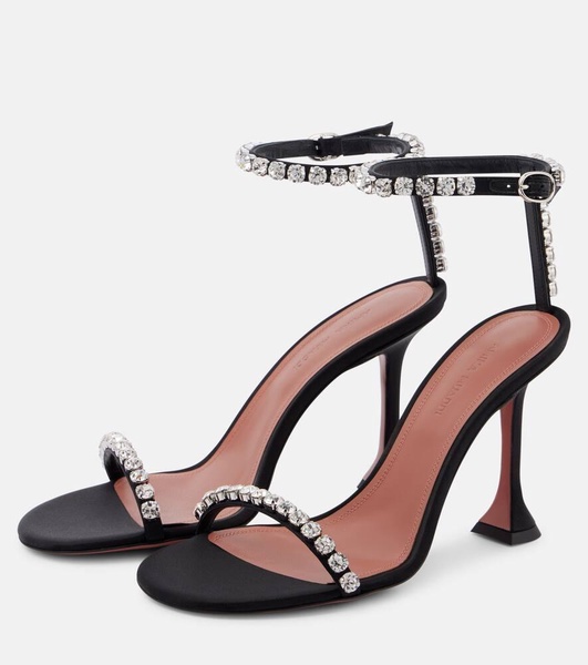 Gigi 95 embellished satin sandals