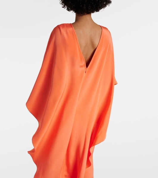 Elegante Baleari silk crêpe de chine gown