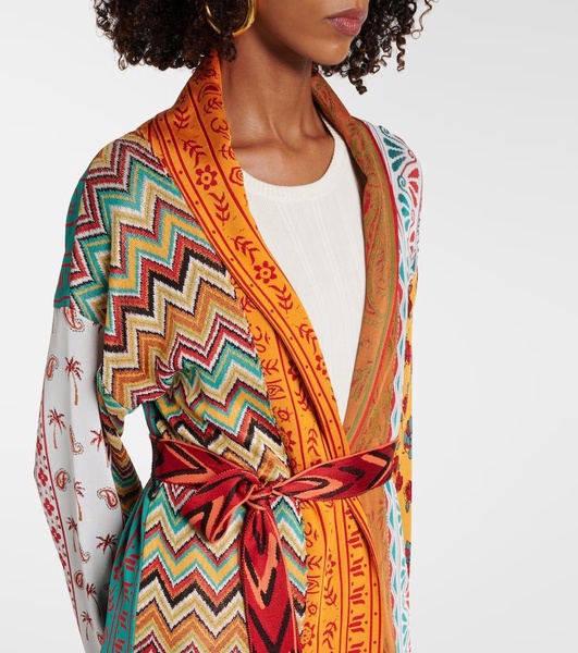 Scent of Incense patchwork coat