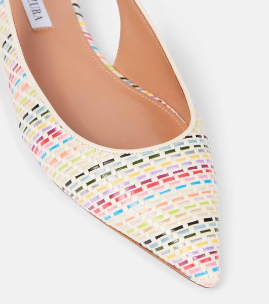 Purist Sling woven slingback flats