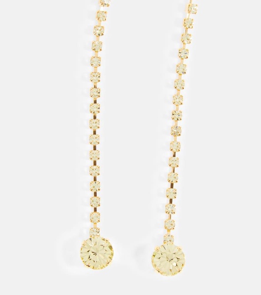 Crystal-embellished earrings