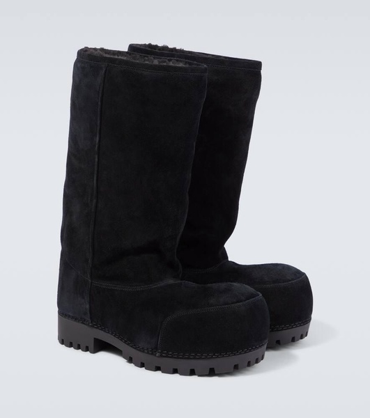 Alaska Fur High suede boots