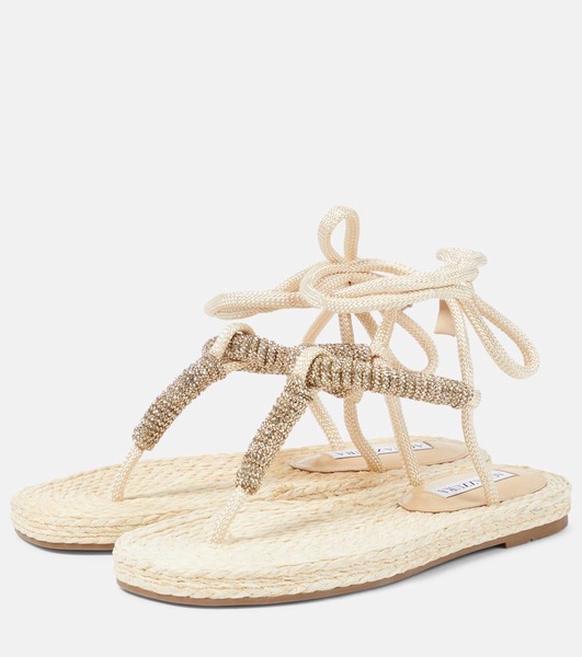 Sunkissed embellished thong sandals