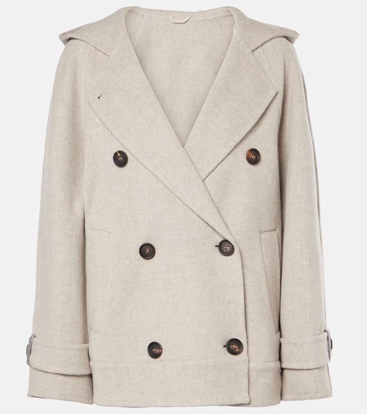 Wool and cashmere jacket