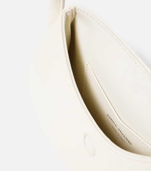 Gemini Flat leather shoulder bag
