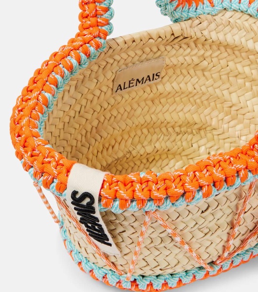 Luis Mini macramé basket bag