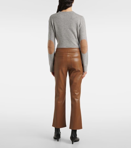 Sublime faux leather flared pants