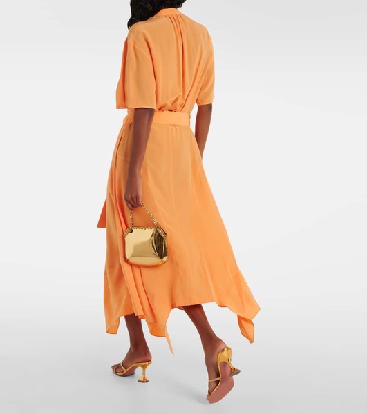 Iconic silk crêpe de chine midi dress