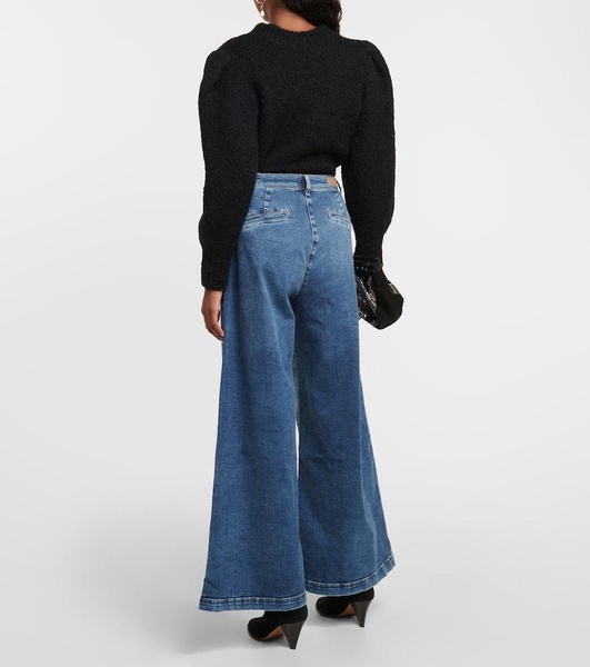 Stella high-rise wide-leg jeans