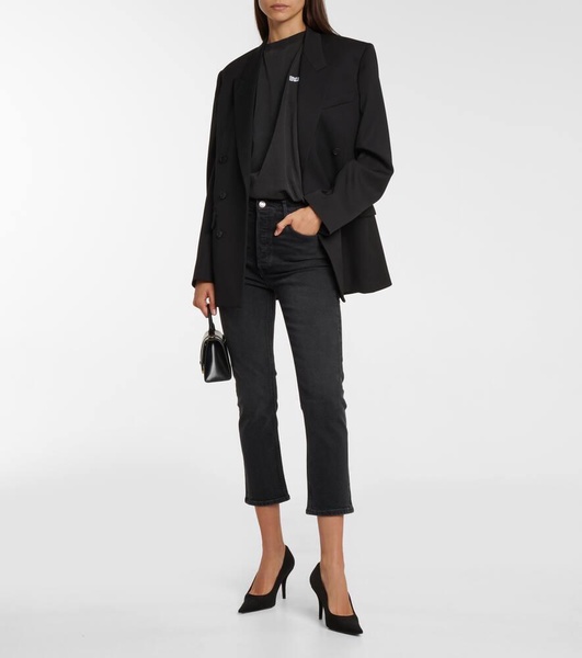 Riley high-rise cropped slim jeans