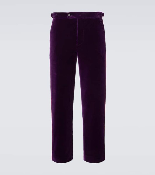 Showcase cotton velvet suit pants