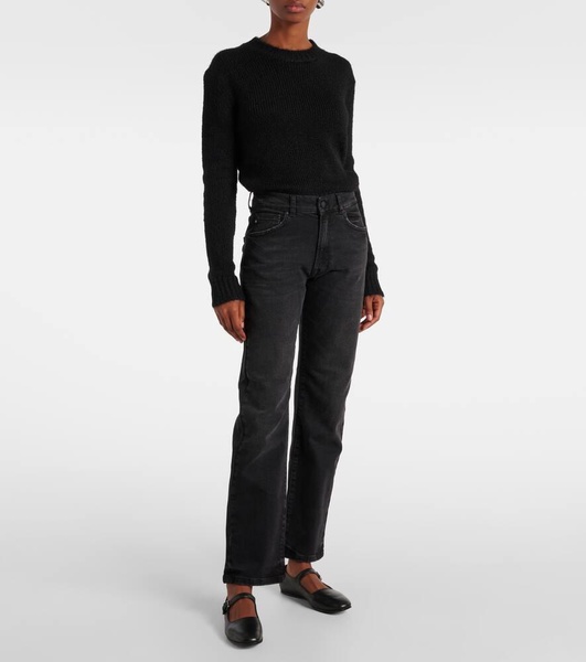 Lanzarote mid-rise straight jeans