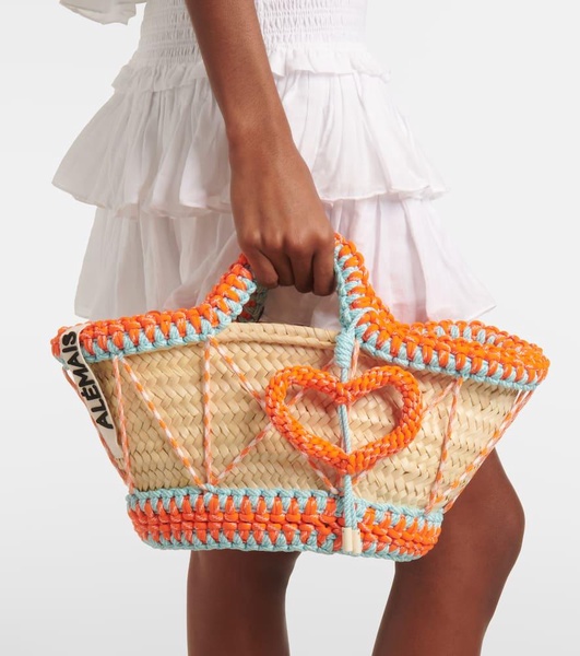 Luis Mini macramé basket bag