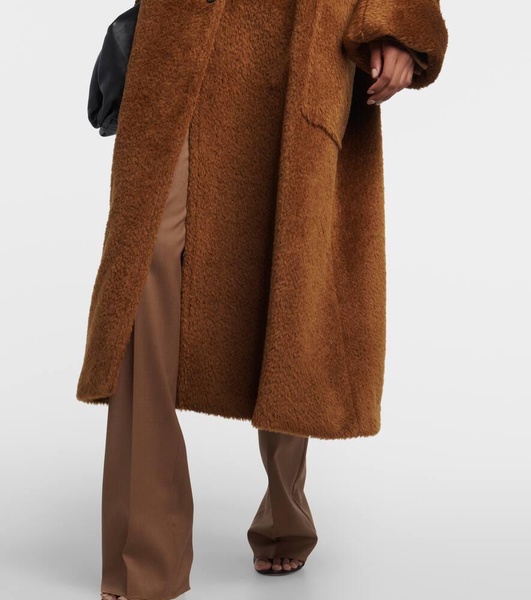Hudson oversized alpaca and wool coat
