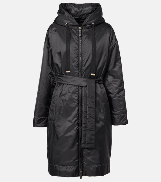 Technical canvas parka